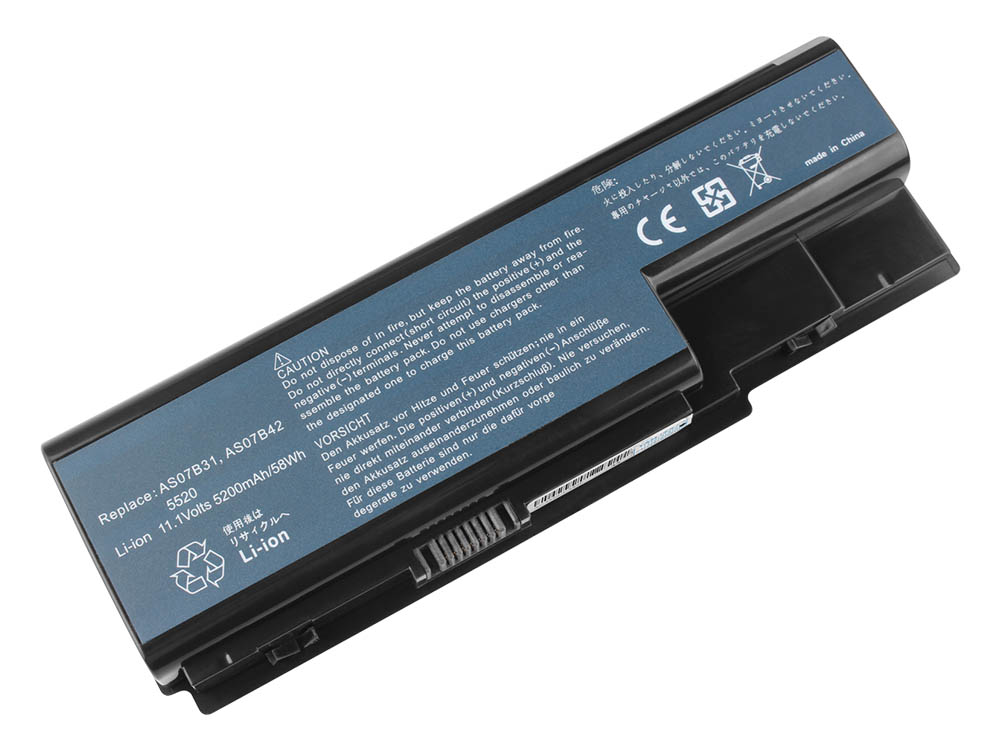 6 Cell Acer Packard Bell AS07B31 Battery