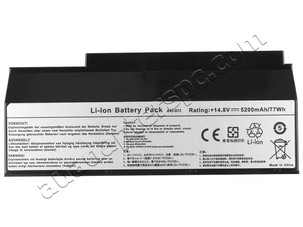 8 Cell Asus G73SW-91105V G73SW-91136Z G73SW-91210V Battery