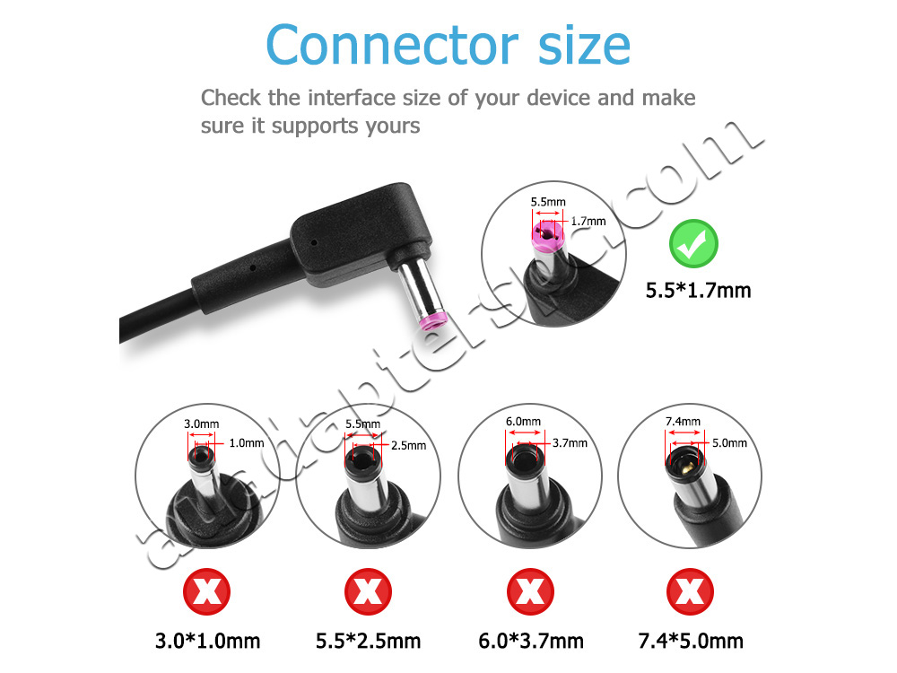 Original 135W Acer Nitro 5 AN515-54-54QG Power Adapter + Free Cord