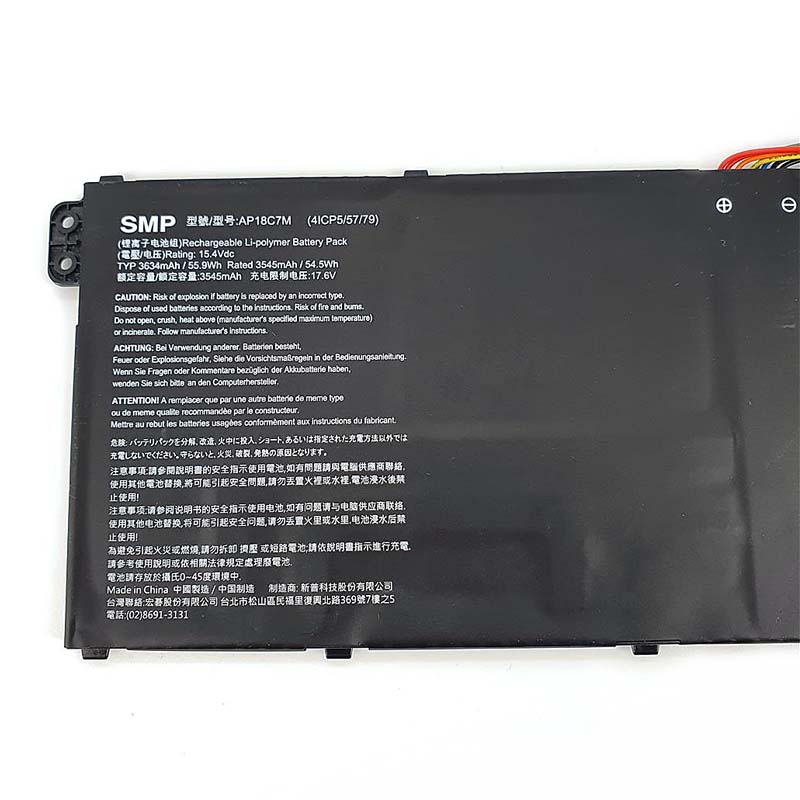 3634mAh 55.9Wh 4-Cell Acer Swift 5 SF514-56T-71J2 Battery