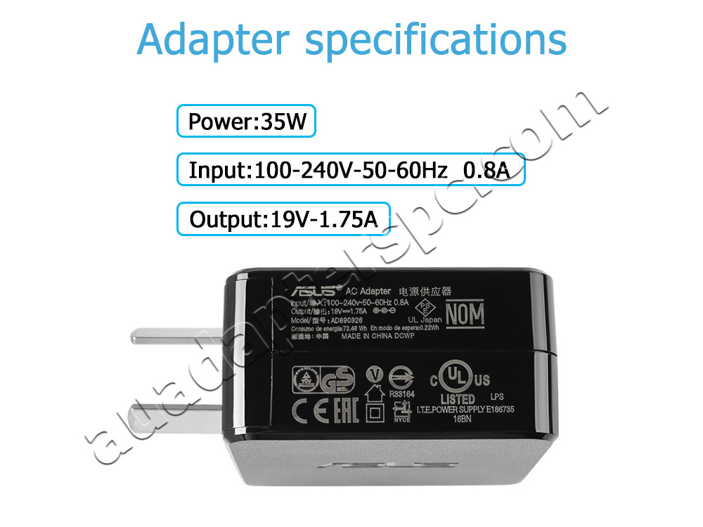 Original 33W Asus VivoBook 14 E410MA E410M Adapter Charger