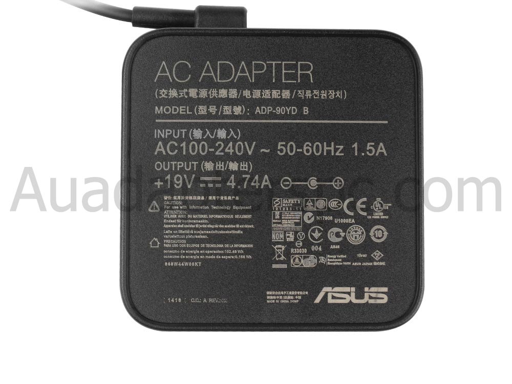 Original 90W Asus VivoBook S532FL-BQ007T Power Adapter 4.0mm*1.35mm