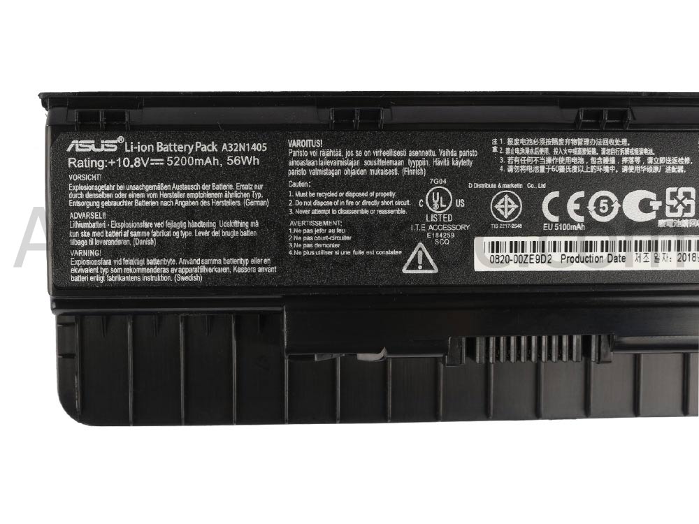 56Wh Asus N551JK-DH71 N551JK-DH71-CA Battery