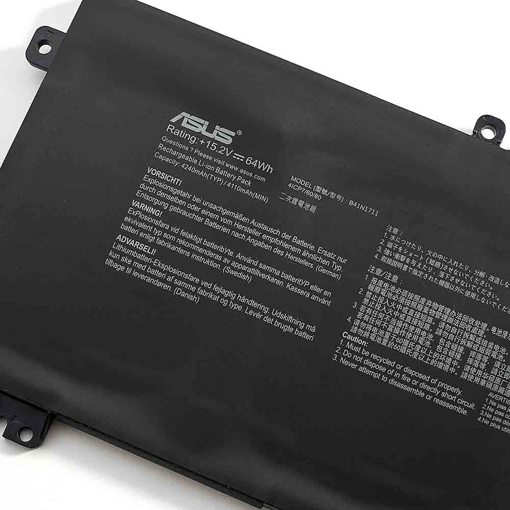 4110mAh/4240mAh 64Wh Asus GL503VD GL503VM GL703VD GL703VM Battery