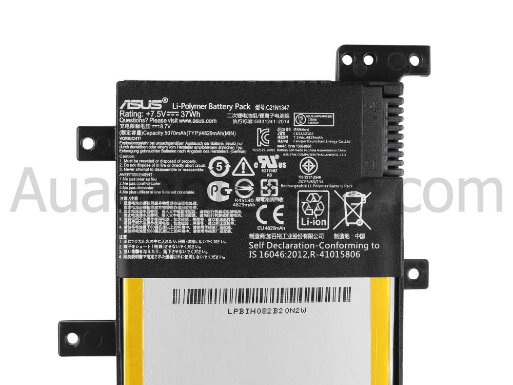 37Whr Asus F555LA-XO003D F555LA-XX354H F555LA-XX275H Battery