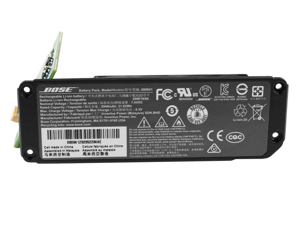 Original 2948mAh 21.82Wh 2-Cell Bose 088789 Battery