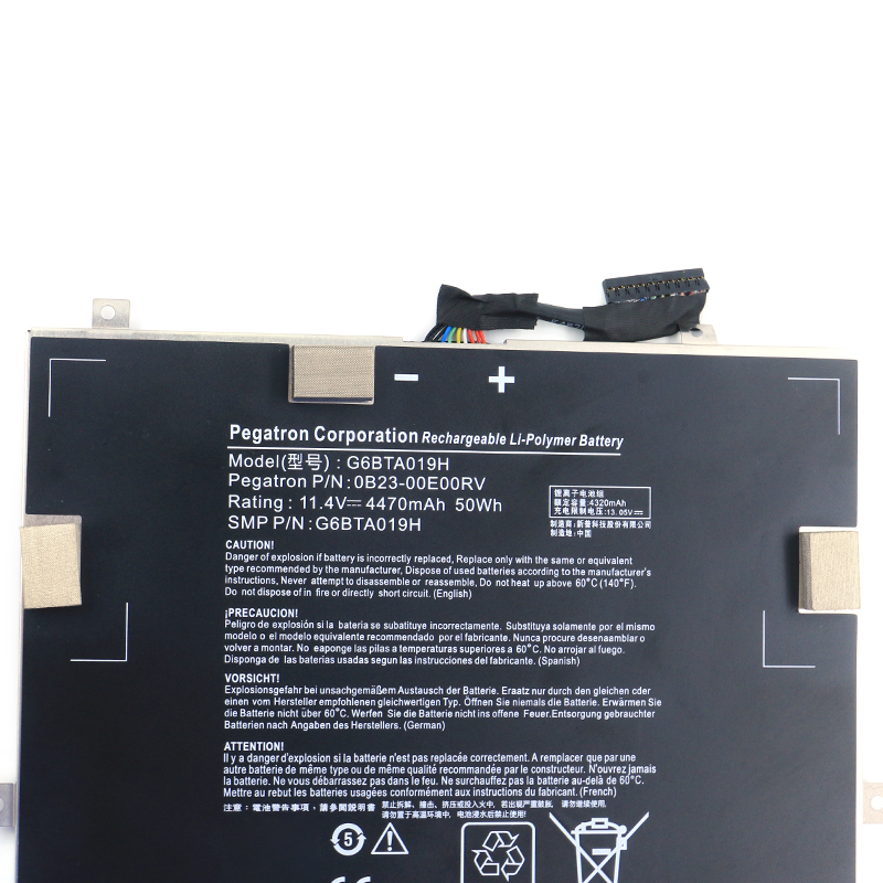 Original 4470mAh 50Wh 4-Cell Wacom Cintiq Companion 2 Battery