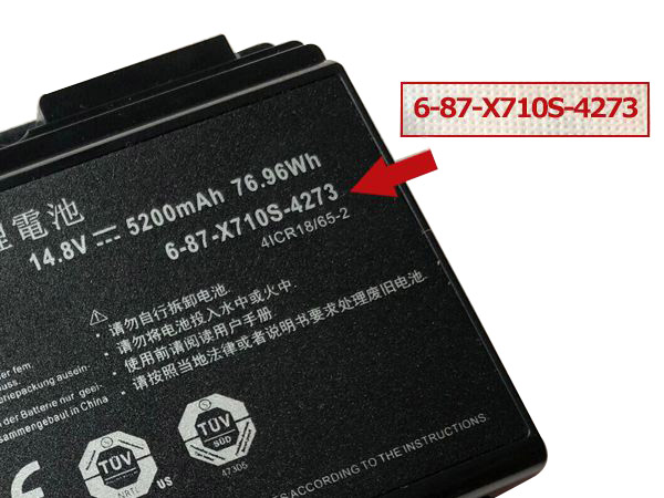 Original Clevo CF10HMYA1001JH Battery