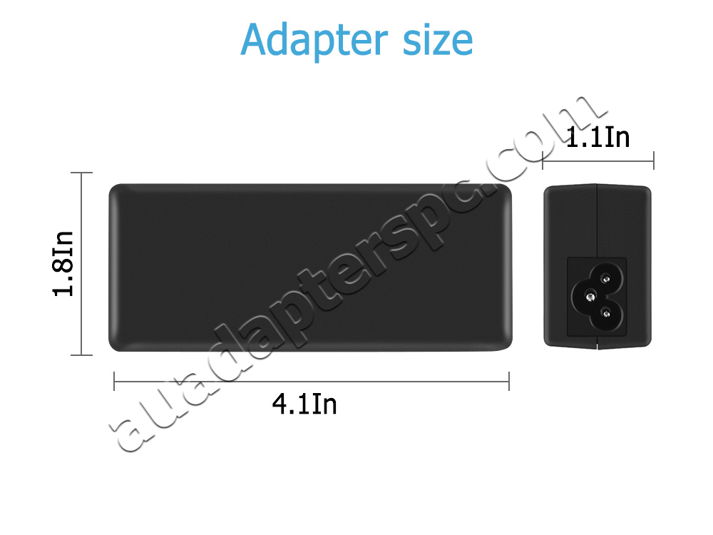 Original 65W Dell Inspiron 15 5510 P106F P106F001 Power Adapter + Free Cord