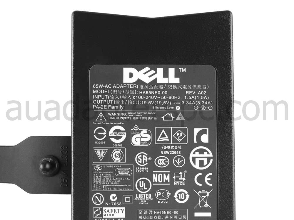 65W Slim Dell Latitude E5500 E5510 Adapter Charger + Free Cord