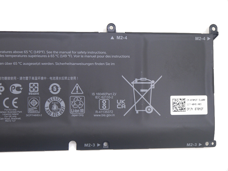 Original 7167mAh 86Wh 6-Cell Dell XPS 15 9500 P91F001 Battery