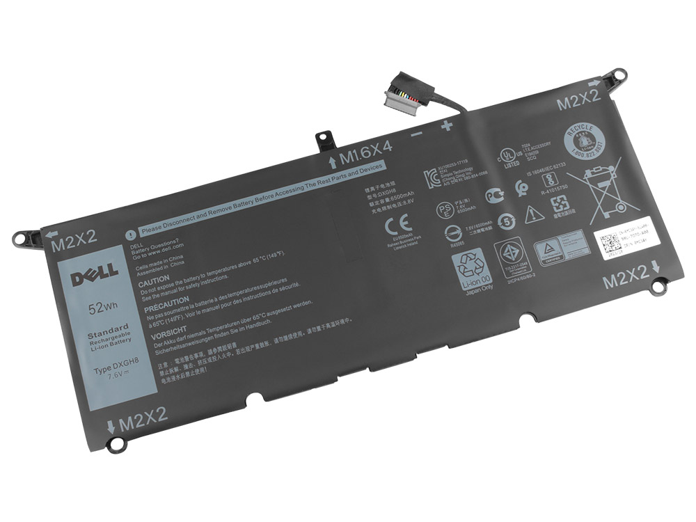 Original 6500mAh 52Wh 4-Cell Dell XPS 13 9370-0M7D0 Battery