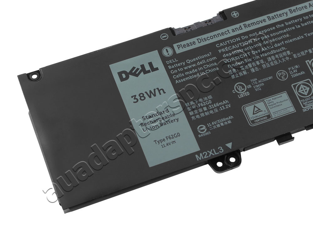 Original 3166mAh 38Wh 3-Cell Dell Inspiron 13 7386 P91G001 Battery