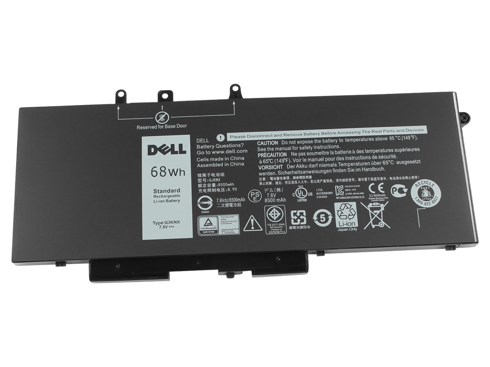 Original 8500mAh 68Wh 4-Cell Battery Dell Latitude 14 5490 P72G002