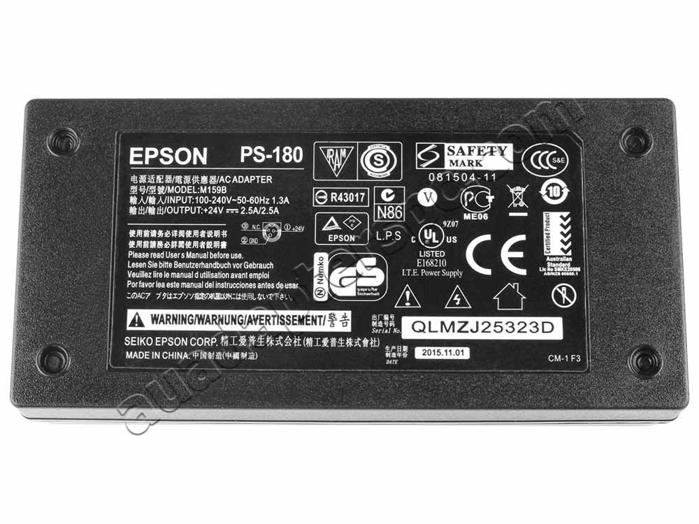 Original 48W Epson TM-T88II Adapter Charger + Free Cord