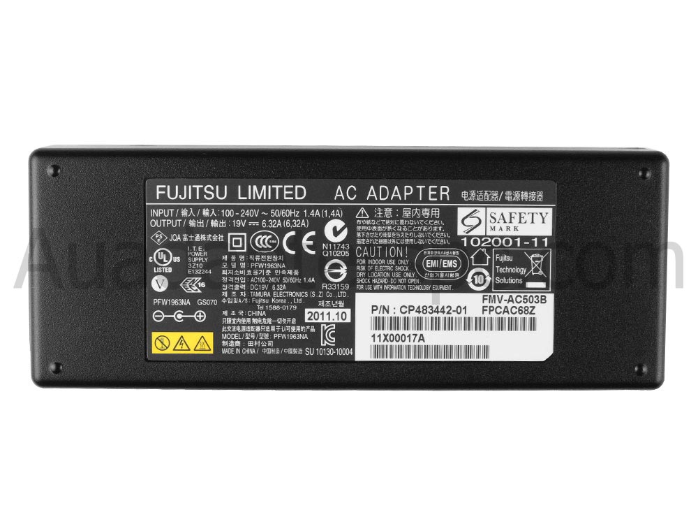 120W Fujitsu FPCAC36 FPCAC36AP Adapter Charger + Free Cord