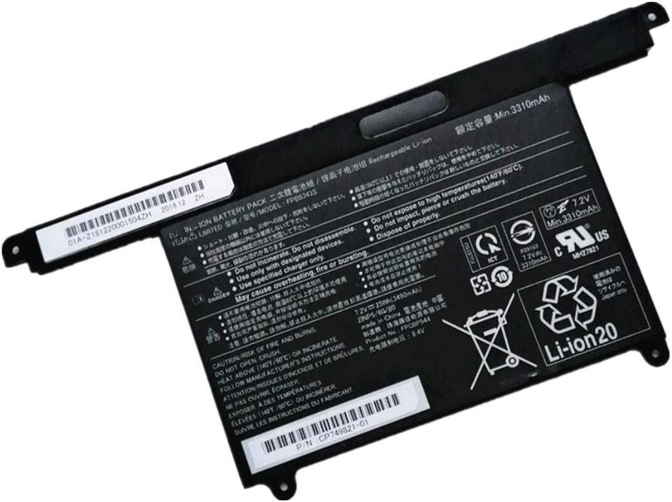 Original 3490mAh 25Wh 2-Cell Fujitsu CP749821-01 Battery