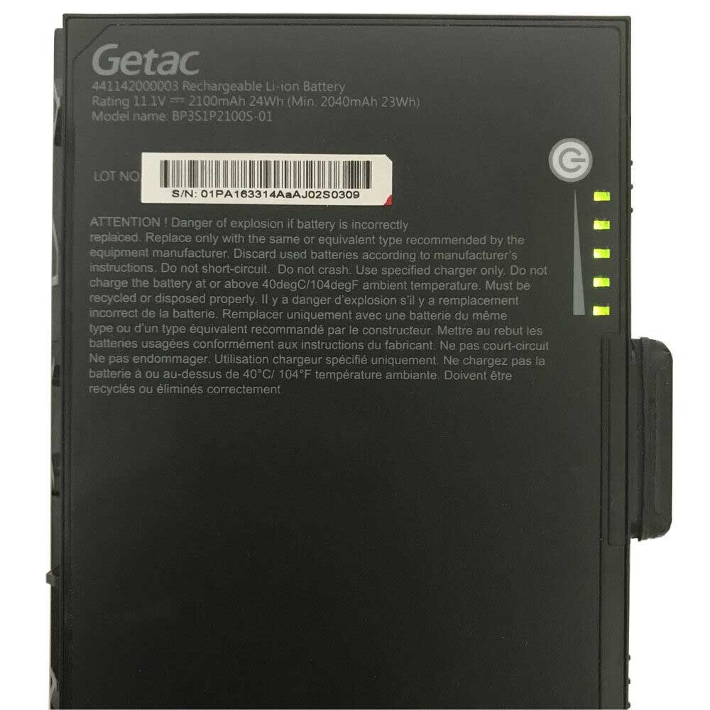 Original 2100mAh 24Wh 3-Cell Getac 441142000003 Battery