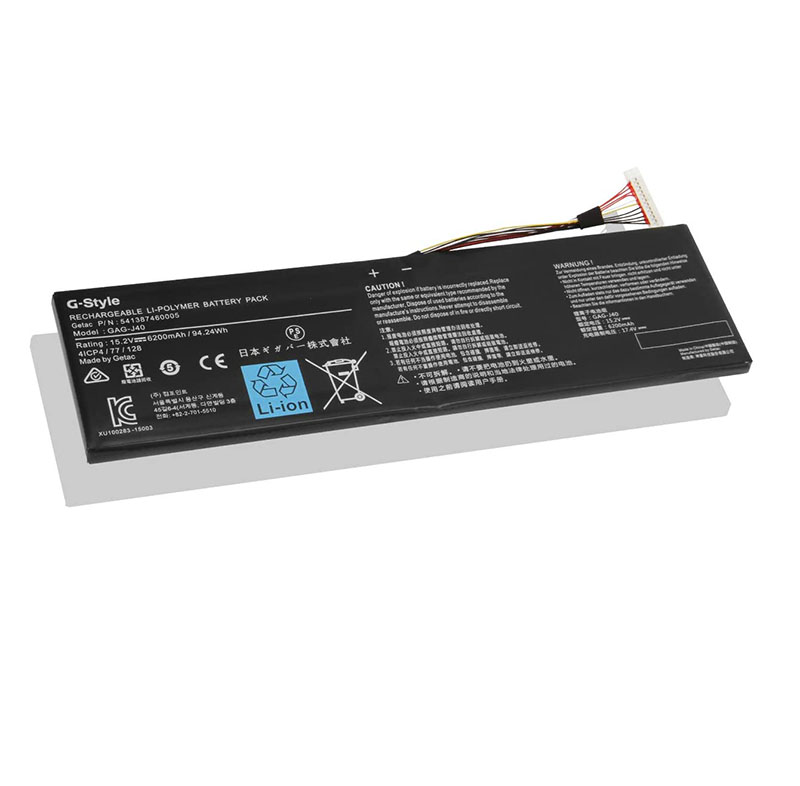 Original 6200mAh 94.24Wh 8 Cell Gigabyte Aero 14 Battery