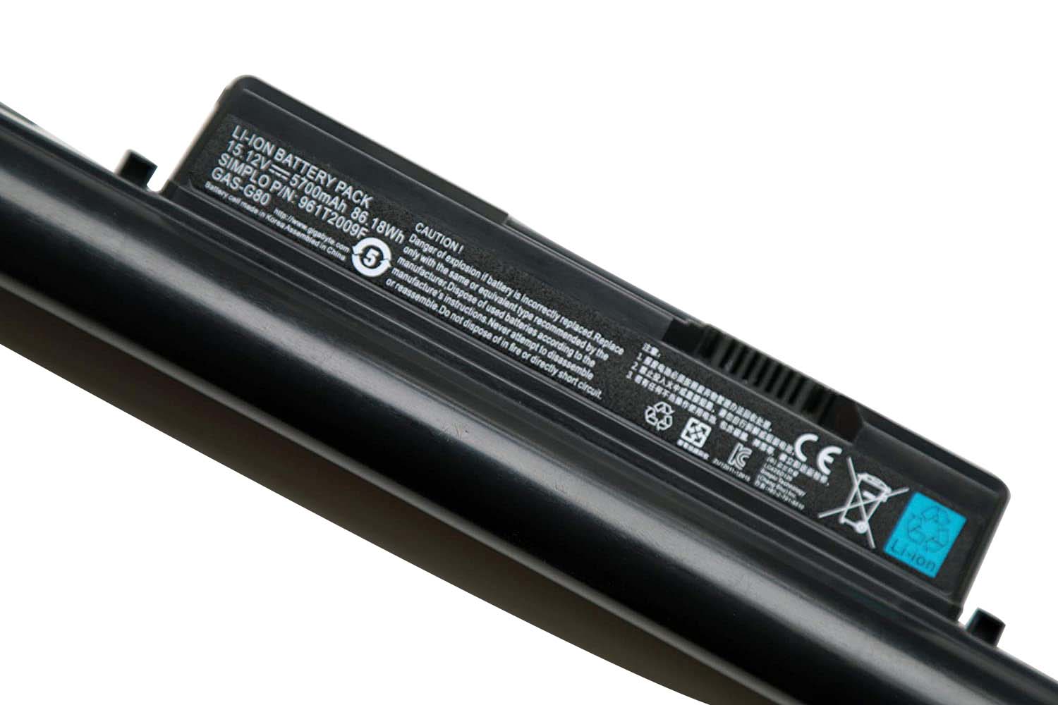 Original 5700mAh 86.18Wh 8-Cell Gigabyte P25X V2-CF1 Battery