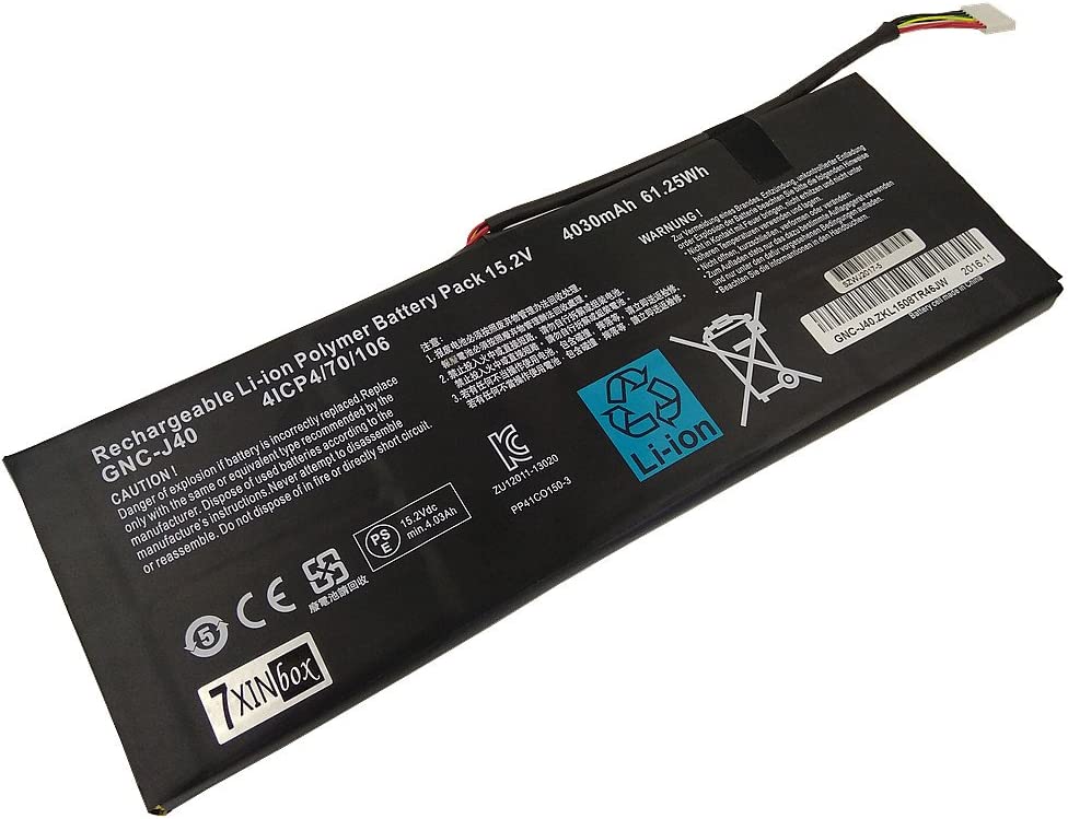 Original 4030mAh 61.25Wh 2-Cell Gigabyte P34K V7 Battery