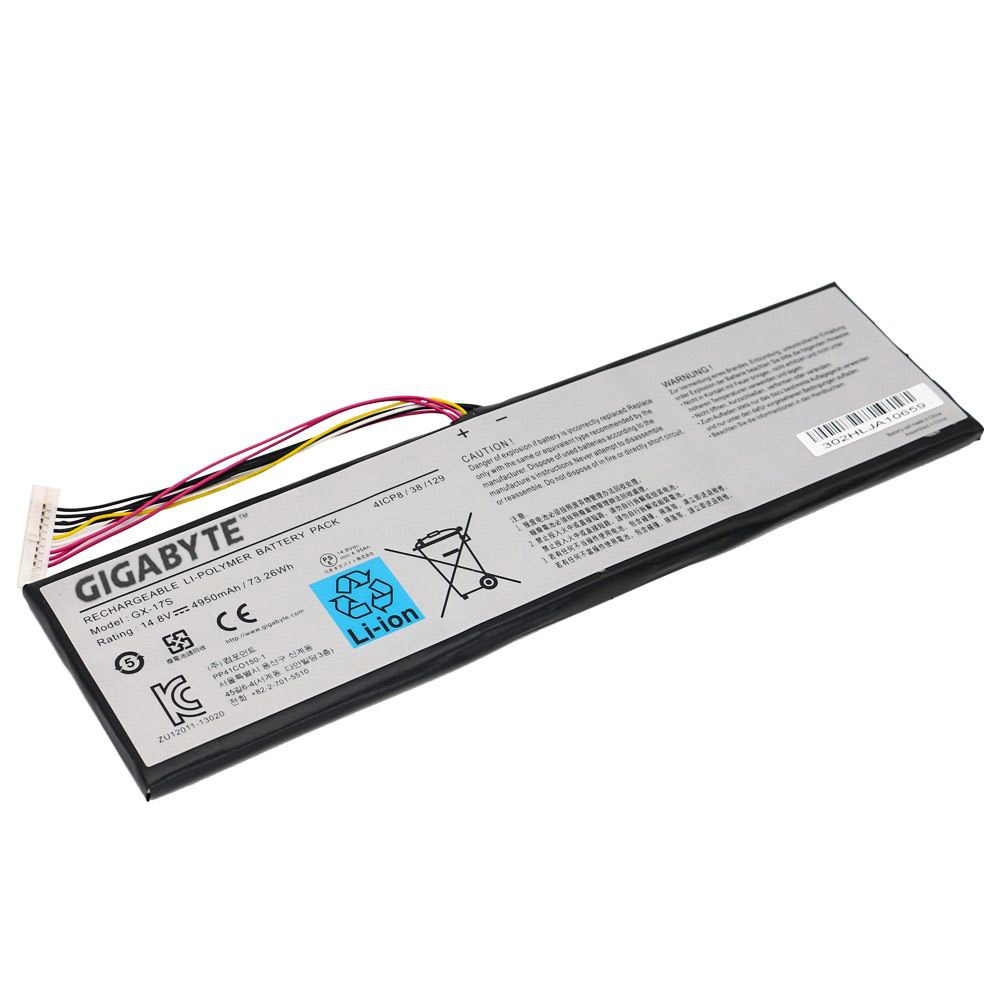 Original 4950mAh 73.26Wh 4-Cell Gigabyte Aorus X3 Battery