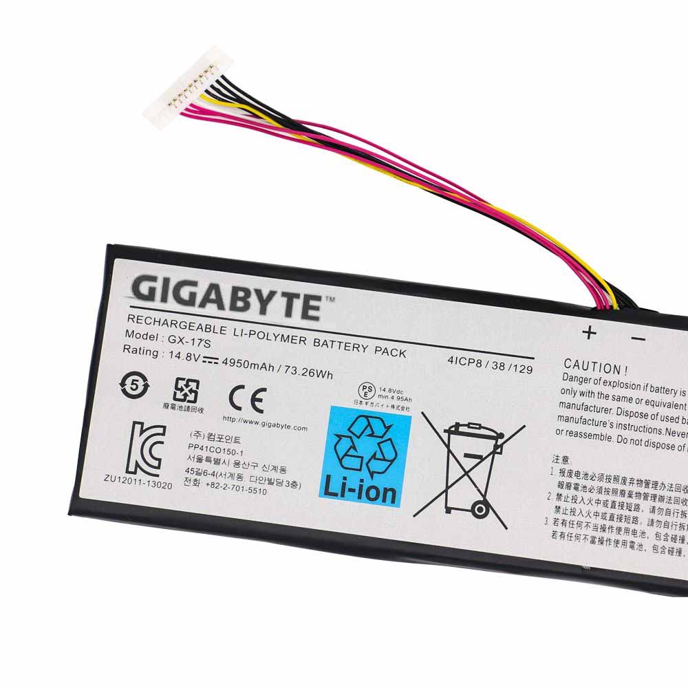 Original 4950mAh 73.26Wh 4-Cell Gigabyte Aorus X3 Plus v7 Battery