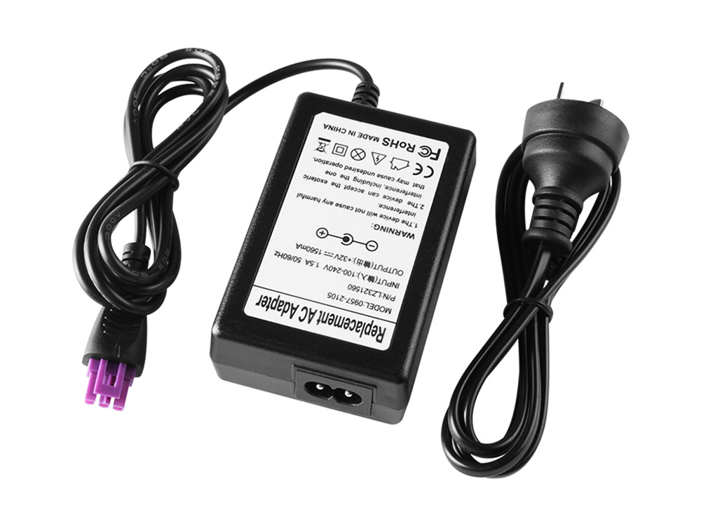 Original 50W HP DeskJet 6900 Printer Adapter Charger + Free Cord