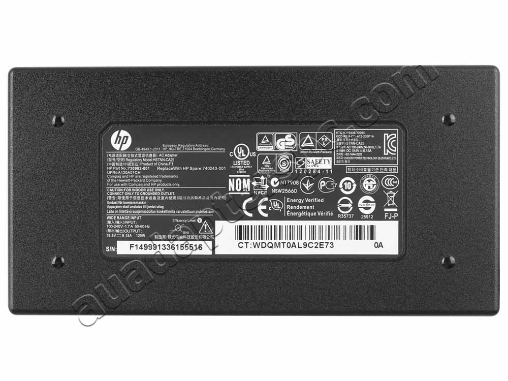Original 120W HP USB-C G5 Dock L64087-001 Adapter Charger + Cord