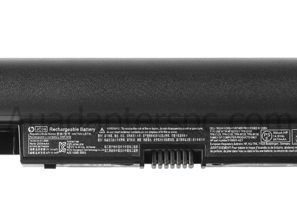 Original 2850mAh 41.6Wh 4-Cell HP 245 G6 Battery