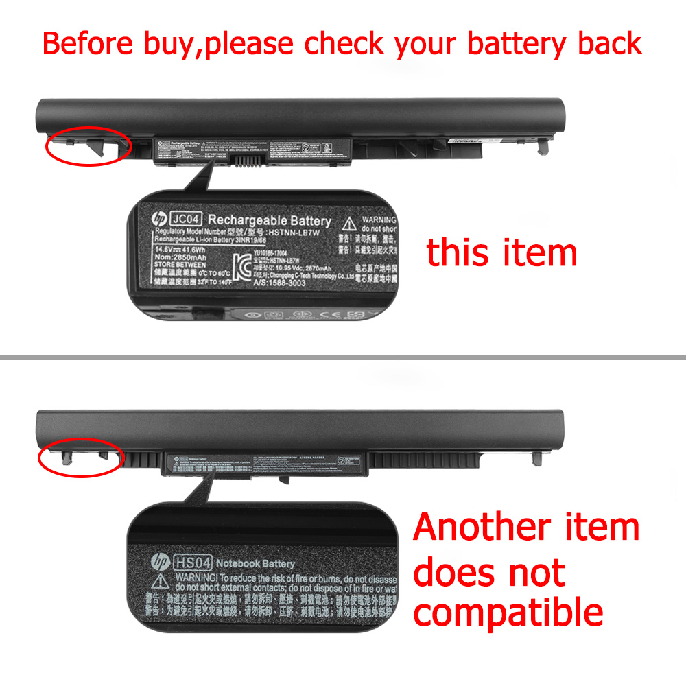 Original 2850mAh 41.6Wh 4-Cell HP 245 G6 Battery