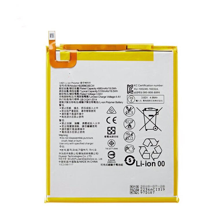 Original 4980mAh 19Wh Battery Huawei HB2899C0ECW