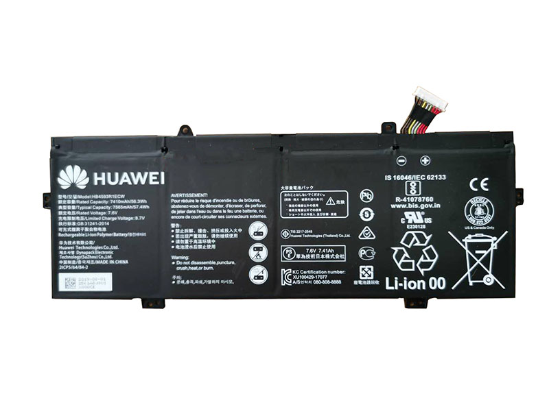 Original 7410mAh 56.3Wh Battery Huawei MagicBook i5 8250U