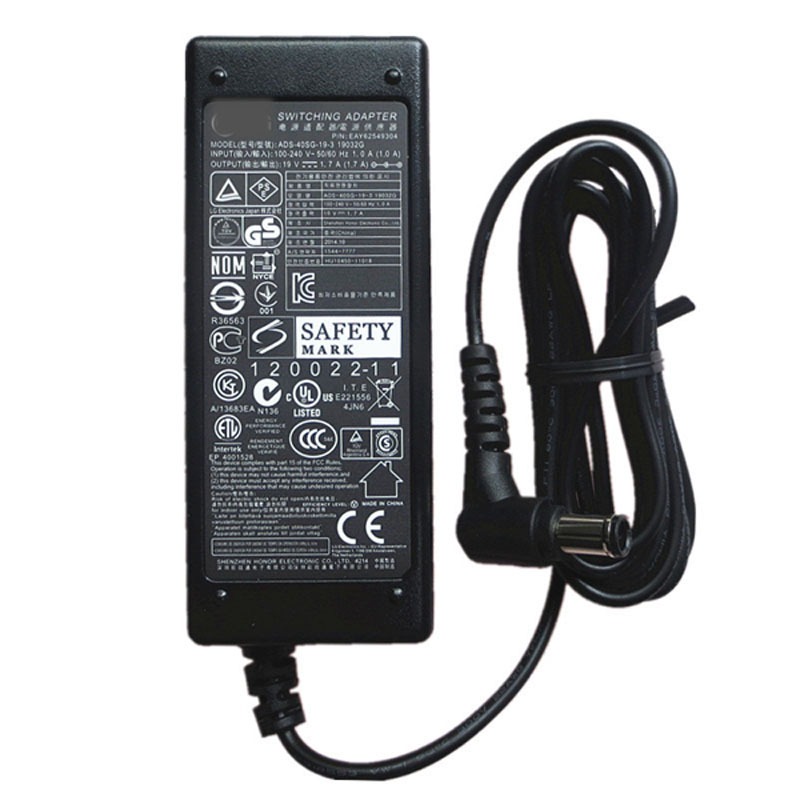 25W LG ADS-18FSG-19 19016GP ADS-18SG-19-3 19016G Adapter Charger + Free Cord