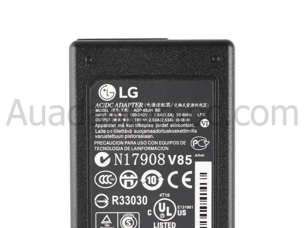 48W LG 22LN4500 22LN4500-UA 24LN4510 Adapter Charger + Free Cord