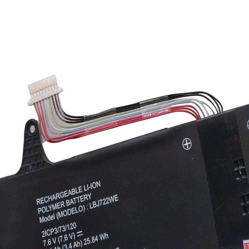 Original 3400mAh 25.84Wh 2-Cell LG 15U340-LR30K Battery