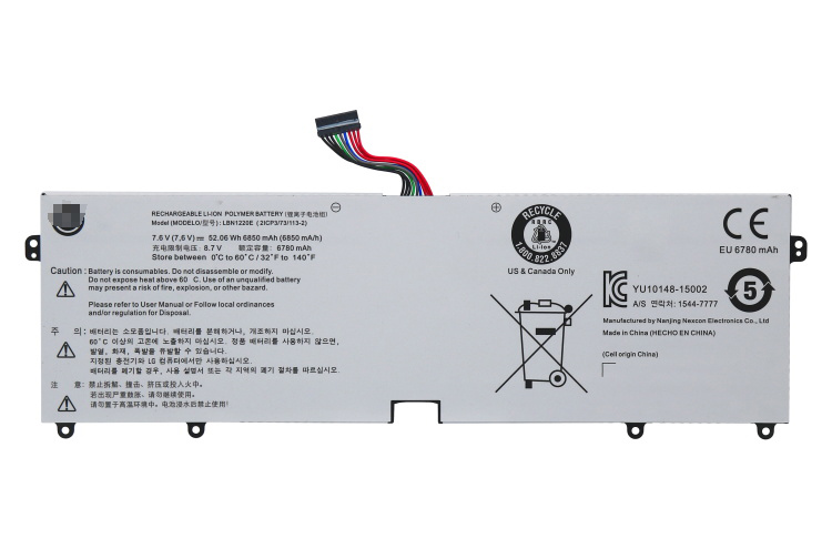 Original 6850mAh 52.06Wh 2-Cell LG 15UD560-KX7SE Battery