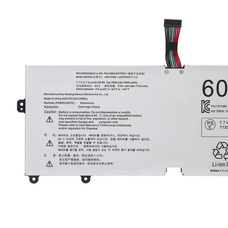 Original 7800mAh 60.06Wh 4-Cell LG Gram 14ZD970-GX70K Battery