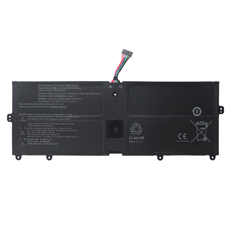 Original 11600mAh 90Wh 10-Cell LG LBY122CM Battery