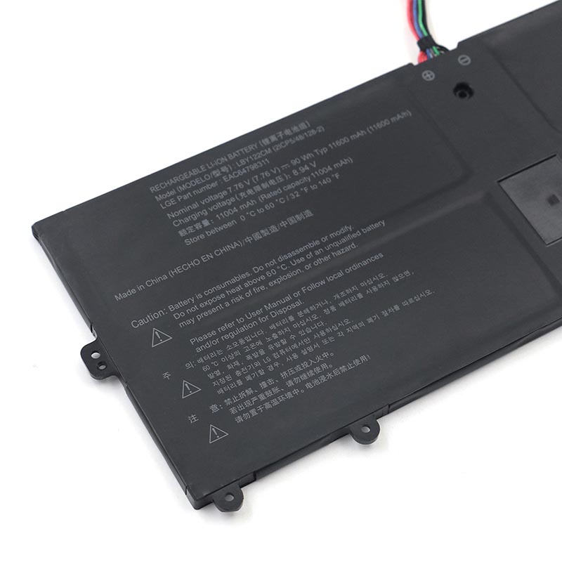 Original 11600mAh 90Wh 10-Cell LG LBY122CM Battery