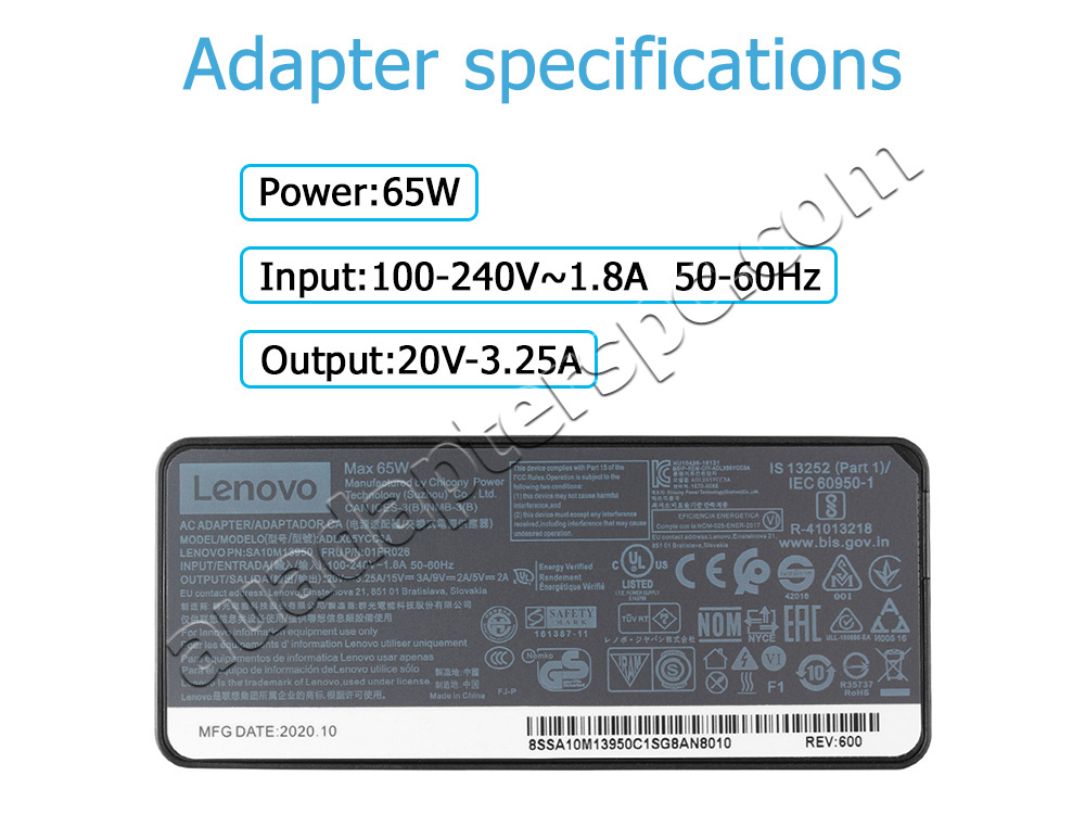 65W USB-C Microsoft Surface Pro 7 (PUW-00003) Adapter Charger