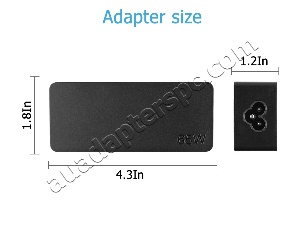 65W USB-C Microsoft Surface Pro 7 (PUW-00003) Adapter Charger