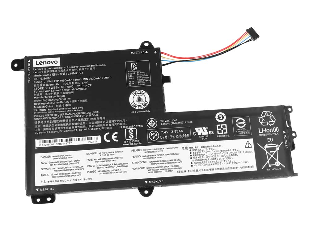 Original 4050mAh 30Wh 2-Cell Lenovo 5B10W67199 Battery