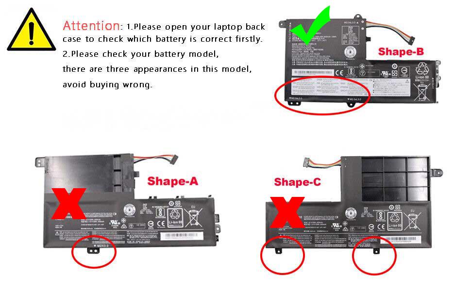 Original 4050mAh 30Wh 2-Cell Lenovo 5B10W67199 Battery