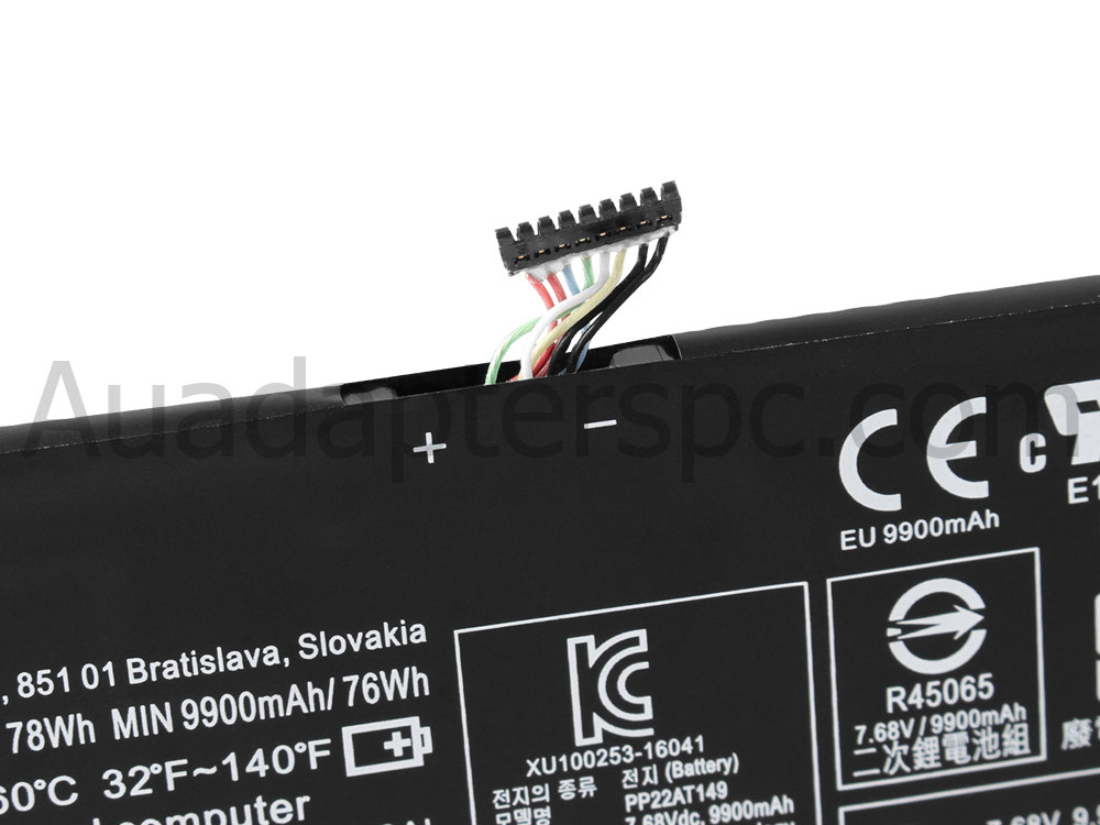 10160MAH 78WH 4-Cell Lenovo Yoga 910-13IKB 80VF009AMZ Battery