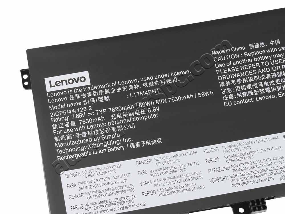 Original 7820mAh 60Wh 4-Cell Lenovo Yoga C930-13IKB 81C4 Battery