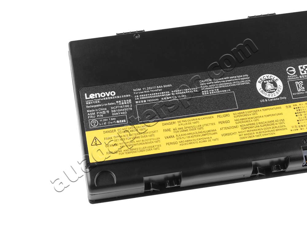 Original 7900mAh 90Wh 9-Cell Lenovo FRU 00NY492 Battery