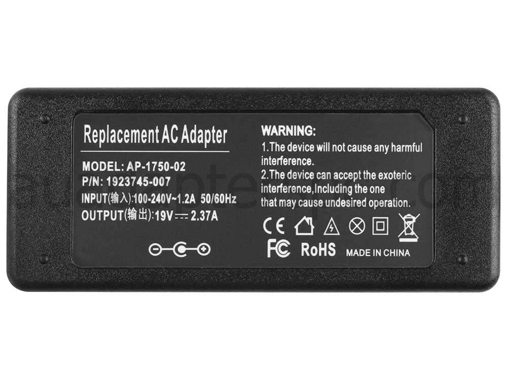 45W Medion Akoya E1232T (MD 99466) Adapter Charger + Cord