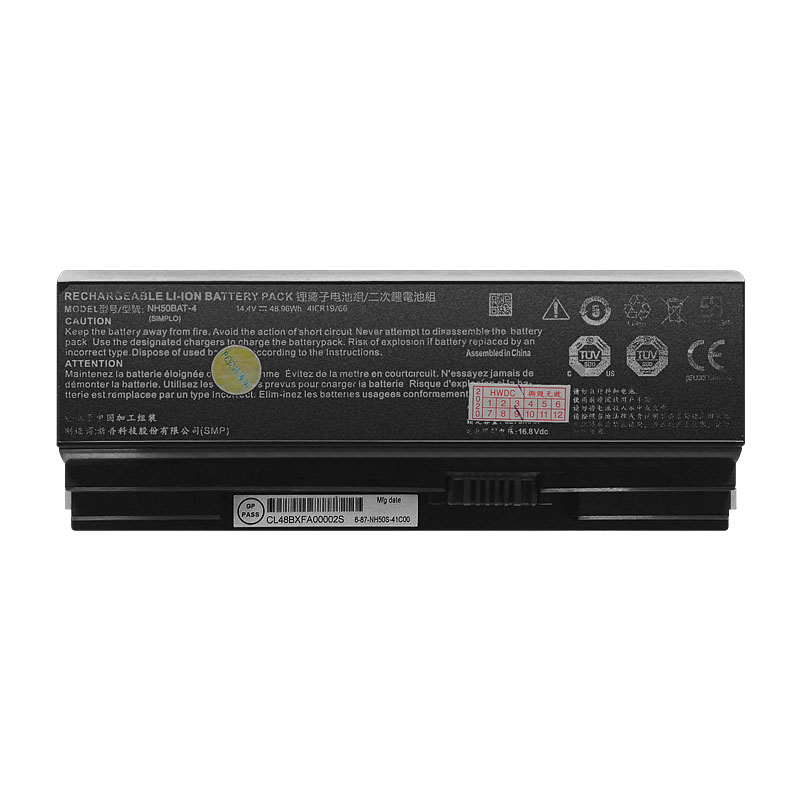 3275mAh 48.96Wh 4-Cell Clevo NH77DPQ NH77HJQ Battery