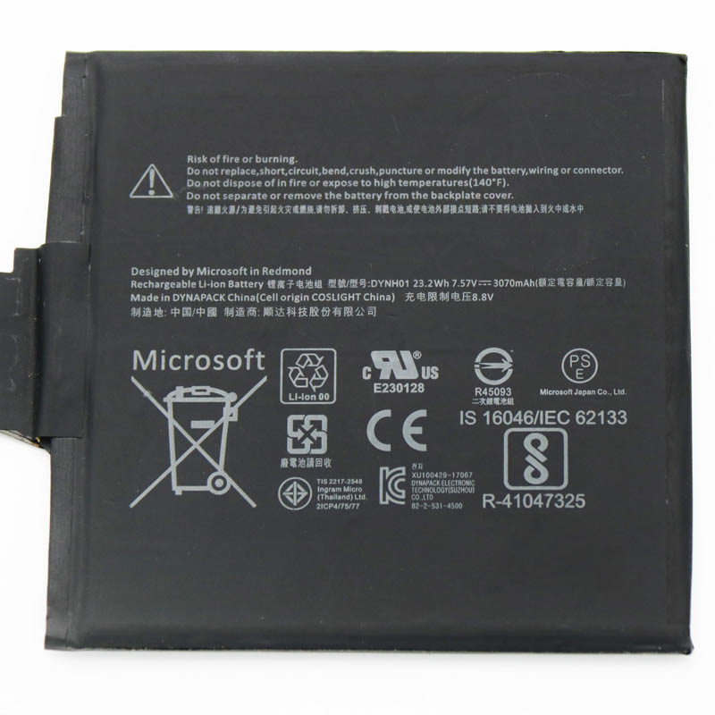 Original 3070mAh 23.23Wh 2-Cell Microsoft Surface Book 2 1793 15" Battery